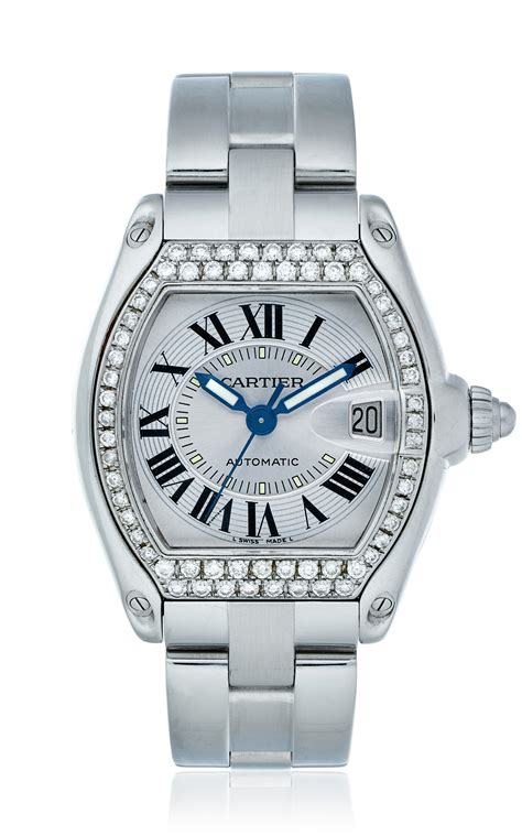 cartier roadster with diamonds